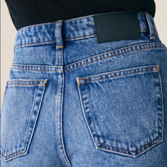 ZARA High Waisted Denim Shorts - Picture 3 of 7